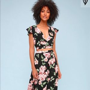 Lulus two-piece maxi set